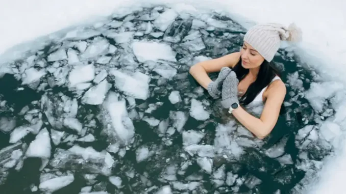 Trend ice swimming